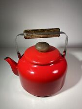 Vintage red enamel for sale  Shipping to Ireland