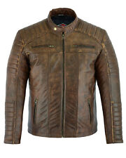 Leather casual biker for sale  NOTTINGHAM