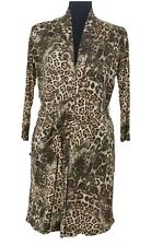 Morgenmantel animalprint seide gebraucht kaufen  Friedewald