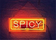 Spicy neon sign for sale Spicy neon sign for sale  USA