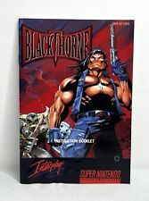 Super Nintendo SNES Blackthorne Original Apenas Manual *Danos pela Água* *Autêntico* comprar usado  Enviando para Brazil