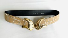 Ceinture cuir impression d'occasion  Amiens-