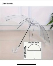 Clear umbrella small for sale  EASTLEIGH