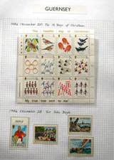 Guernsey stamp collection for sale  RUISLIP