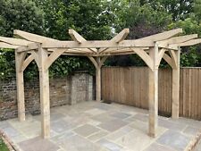 Oak corner pergola for sale  ASHFORD
