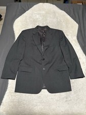 Jaqueta Blazer Esportiva Jos A Bank Masculina Listrada Cinza Tamanho 43R Lã Business comprar usado  Enviando para Brazil
