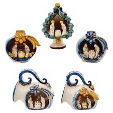 Presepe nativita ceramica usato  Trapani