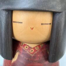 Usado, Boneca de madeira tradicional japonesa Kokeshi KATO TATUO 320mm 12,5" Sosaku comprar usado  Enviando para Brazil