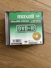 Maxwell dvd blank for sale  BRISTOL