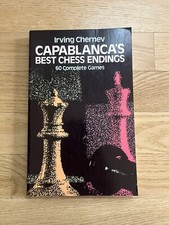 Capablanca's Best Chess Endings: 60 Complete Games - Chernev, Irving - paper... segunda mano  Embacar hacia Mexico