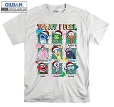 Camiseta com capuz Inside Out 2 Today I Feel All Characters C masculina feminina unissex AB325 comprar usado  Enviando para Brazil