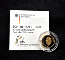 Goldmünze deutscher wald gebraucht kaufen  Berlin
