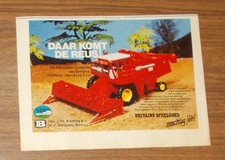 Usado, Seltene Werbung BRITAINS Massey Ferguson 760 Mähdrescher Harvester Combine 1978 comprar usado  Enviando para Brazil