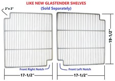 Shelves glastender nd52 for sale  Fountain