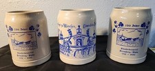 Lote de 3 canecas de cerveja alemãs de grés O,5 L comprar usado  Enviando para Brazil