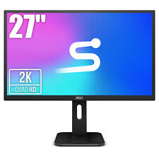 MONITOR 27” AOC Q27P1 LED IPS 2K WQHD 2560x1440 PIVOT DP HDMI USB A KLASA na sprzedaż  PL