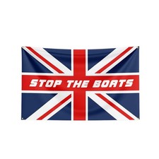 Bandeira Stop The Boats Cruz Vermelha Reino Unido Inglaterra 3x5 pés - Bandeira de protesto de poliéster comprar usado Bandeira Stop The Boats Cruz Vermelha Reino Unido Inglaterra 3x5 pés - Bandeira de protesto de poliéster comprar usado  Enviando para Brazil