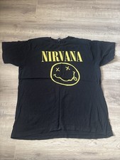 Nirvana shirt black for sale  LIVERPOOL