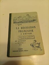 Livre scolaire ancien d'occasion  Badonviller