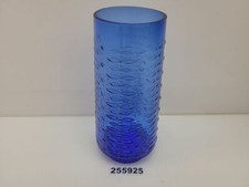 Zylindervase pressglas blau gebraucht kaufen  Burgstädt