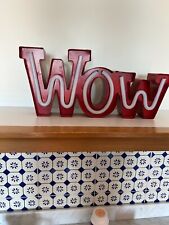 Led scritta wow usato  Montale