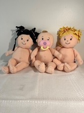 3 - Bonecas Manhattan 1 - Loira/1 - Morena e 1 - Bebê com chupeta magnética 14" comprar usado  Enviando para Brazil