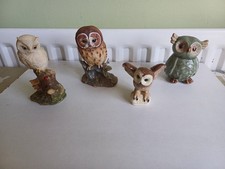 Owl ornaments figurines for sale  ABERYSTWYTH
