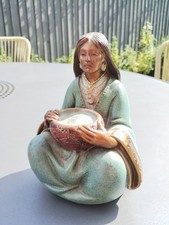 Bronze figure native for sale  NEWPORT