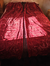 Velvet lined curtains for sale  PERTH