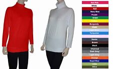 Usado, Túnica feminina de algodão elastano manga longa dobrável gola alta por Emily Chen EUA comprar usado Usado, Túnica feminina de algodão elastano manga longa dobrável gola alta por Emily Chen EUA comprar usado  Enviando para Brazil