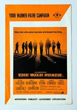 Hollywood Cinema, Sam PECKINPAH / Wild Bunch Press Book Exhibitors Campaign Book comprar usado  Enviando para Brazil