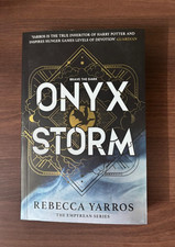 Onyx storm paperback for sale  BIRMINGHAM