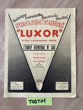 Luxor headlight dynamo d'occasion  Expédié en Belgium