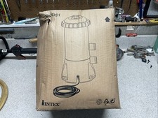 Bomba de filtro de piscina Intex 128637EH modelo 637R água cristalina 1000GPH CAIXA ABERTA comprar usado  Enviando para Brazil