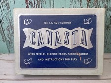 Vintage canasta card for sale  CAMBORNE