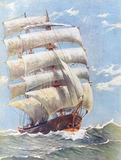 Vintage nautical clipper for sale  Blaine