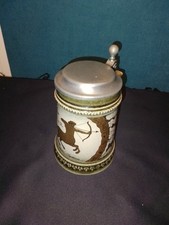 Bierkrug steingut zinn gebraucht kaufen  Hamburg
