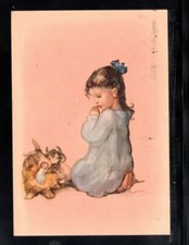 Cartolina bambina con usato  Italia