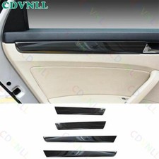 Para VW Passat B7 2011-2015 Aços Pretos Painel Interior Porta Tampa Tira Acabamento comprar usado  Enviando para Brazil