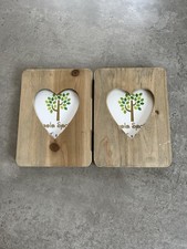 Wooden double heart for sale  BARRY