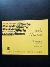 PARTITION - FRANK MICHAEL - Shakuhachi op 38 n°5 pour flute seule, usado comprar usado  Enviando para Brazil