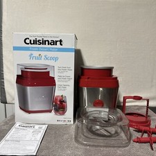 Sorvete Cuisinart - ICE-31R The Fruit Scoop sobremesa congelada VERMELHO NOVO comprar usado  Enviando para Brazil
