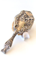 Usado, escova de cabelo antiga alemã placa de prata design art nouveau comprar usado  Enviando para Brazil