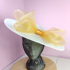 White gold fascinator for sale  HIGH WYCOMBE