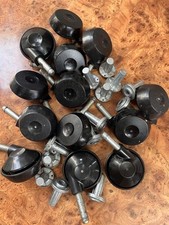 Wheel casters black for sale  NEWHAVEN