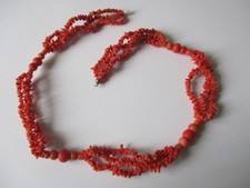Coral necklace restringing for sale  MATLOCK