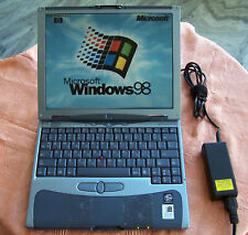 Windows 98 HP Omnibook 500 Intel Pentium 3 700MHZ, 192 MB, DOS ΝΟ vintage 800 armada comprar usado  Enviando para Brazil