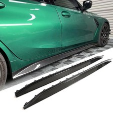 Usado, Spoiler labial extensão saia lateral fibra de carbono 21UP para BMW 3 Series G80 M3 Sedan comprar usado  Enviando para Brazil