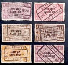 LOTE DE SELOS DE JORNAL ANTIGOS DA BÉLGICA comprar usado  Enviando para Brazil