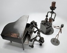 3 metal sculptures for sale  Merced